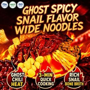 Soup Banquet Master Noodle 284g <span class=keywords><strong>Nouilles</strong></span> épicées Luosifen et Tom <span class=keywords><strong>Yum</strong></span> Thaïlandais, <span class=keywords><strong>Nouilles</strong></span> larges instantanées en sachet, Plat chinois authentique et très populaire - Product Image 4