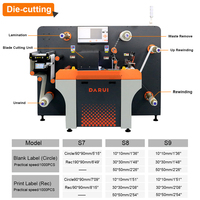 Darui S8 2500W 4-15m/min Máquina Plotter de Corte Digital Inteligente Automática de Alta Velocidad con 9 Cuchillas de Alta Eficiencia Nueva 1