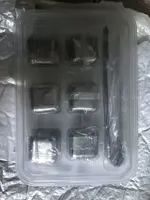 Ensemble de 6 accessoires de bar en acier inoxydable, kit de glaçons réutilisables écologiques, pince à glaçons en métal, conteneur de rangement, usage domestique et commercial