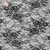 Großhandel Eleganter Transparenter Durchbrochener Blumen-Spitzenstoff aus 100% Polyester für Damen Midi- und Maxikleider