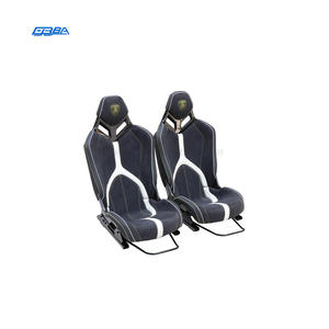 Sièges de voiture noirs en cuir Alcantara Nappa et fibre de carbone sèche personnalisables pour Lamborghini LP560 - Product Image 2