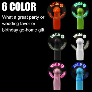 Wholesale Portable Mini Fan Customized LED Handheld Fan Wedding Concert Party Handheld Luminous Advertising Gift Fan Custom logo - Product Image 4