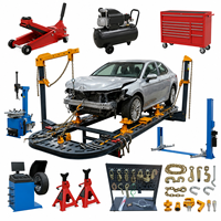 Banc de redressage de châssis automobile en acier, force de traction 10T (98KN), 5200x2100mm, machine de redressage de carrosserie automobile, vente chaude