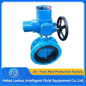 Actionneur électrique pour vanne <span class=keywords><strong>papillon</strong></span> en fonte ductile haute performance LANHUI de 3 pouces pour l'eau/l'huile/le gaz/l'air, modèle DN50-DN300 - Product Image 2