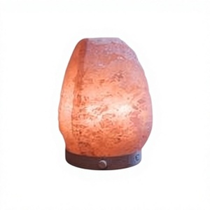 Lampe en sel de l'Himalaya naturelle et biologique - Forme géométrique écologique pour la décoration de la maison - Design moderne - Tailles de 1 à 10 kg - Product Image 1