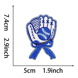 2025 New Game Iron-On Embroidered <b>Baseball</b> Sport Patch for Garments Gloves <b>Bats</b> - Product Image 4