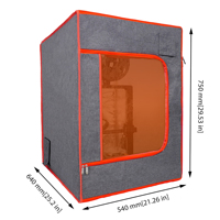 Kotak Pelindung Printer 3D Resin ODM dengan Kit Ventilasi, Orientasi Horizontal dan Vertikal untuk Printer 3D Bamboo Lab Creality