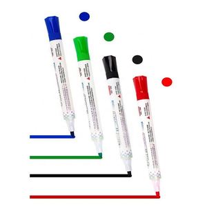 Super Color Jumbo Bullet Tip Marker Pen <b>Refillable</b> Black <b>Ink</b> with 6mm Writing Width for Whiteboard Permanent Markers - Product Image 1