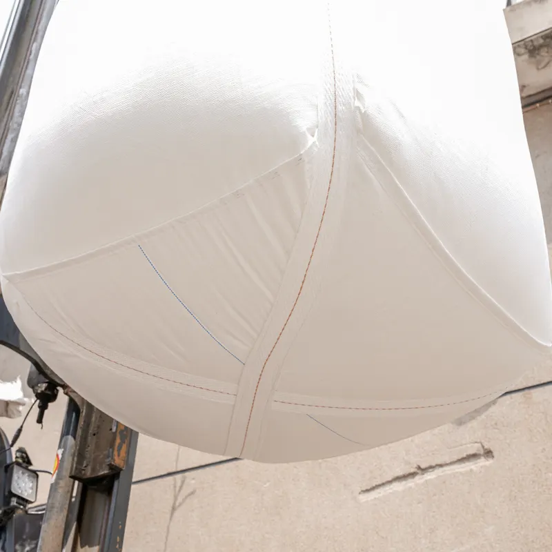 PP Polipropileno plástico cuatro colgantes fondo sin soporte Boca Grande tela de fibra grande bolsa grande 1000 kg bolsa grande