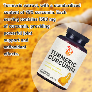 Capsules de Curcuma à Haute Concentration avec Racine de Gingembre et Poivre Noir pour la Mobilité Articulaire et le Bien-être Digestif – Complément Herbal - Product Image 2