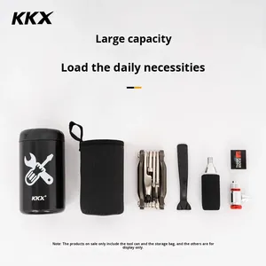 Outil de réparation de vélo en plastique <span class=keywords><strong>Bidon</strong></span> Hard-Shell Frame Bag Portable Water Bottle Holder Storage Box Cycling Equipment - Product Image 2