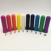 Inhalateur Nasal d'Aromathérapie Artisanale Sérigraphié Sans BPA, Bâtonnet Vaporisateur Vide en Plastique pour Huiles Essentielles et Parfums