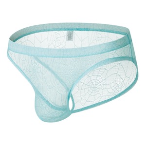 HL020 Slip da Uomo Sexy Traspirante a Rete di <span class=keywords><strong>Ragno</strong></span> a Vita Bassa in Nylon Trasparente B603 - Product Image 5
