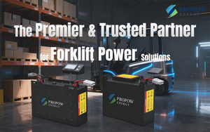 Propow Industrial <b>24V</b> 50A/100A LiFePO4 <b>Battery</b> Smart Fast Charging Accessory for Electric Forklifts with 10240mAh Capacity - Product Image 5