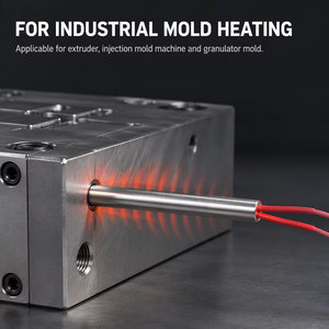 Chauffe-liquide électrique industriel personnalisé en acier inoxydable 220 V 800 W, cartouche chauffante à insertion 12 pouces 1000 W - Product Image 4