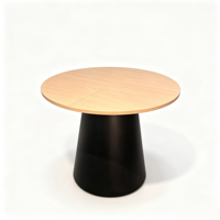 Table basse ronde sur mesure pour bureau, salon, hôtel, table de bureau circulaire moderne, mobilier simple pour hall d'entrée