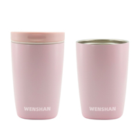 Gobelet isotherme en acier inoxydable de 12/20 oz, réutilisable, pour café glacé, avec couvercles, bouteille d'eau, tasse à café de voyage