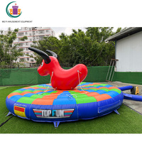 Jeux d'équitation de taureau gonflable en plein air Jeux de taureau gonflable pour enfants Jeux de taureau gonflable en PVC
