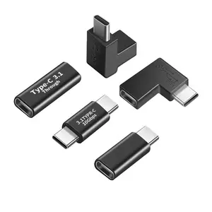 USB 3.1 סוג C מתאם נקבה לזכר ממיר 10 Gbps USB C תשלום נתונים סנכרון הארכת מחבר תקע עבור מחשב נייד Tablet טלפון