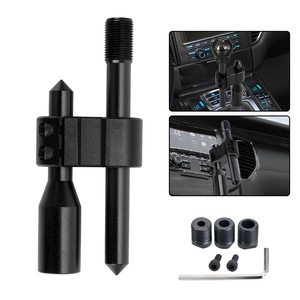 H Type Extension Rod Aluminum <b>Shift</b> <b>Knob</b> Manual Shifter With 3 Adapters M8 M10 M12 For Car Gear <b>Knob</b> - Product Image 4