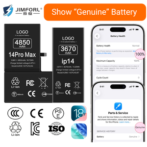 <span class=keywords><strong>แบ</strong></span><span class=keywords><strong>ต</strong></span>เตอรี่โทรศัพท์มือถือสำหรับ <span class=keywords><strong>iPhone</strong></span> 14 Plus Pro Max ความจุสูงจากโรงงาน สำหรับเปลี่ยนแบตเตอรี่ แสดงผลเหมือนของแท้ - Product Image 1