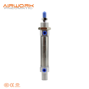 C85 MI 20x50mm tipi di economico pneumatico penumatico acciaio inossidabile Mini piccolo M5 cilindro ad aria rotondo 100mm 400mm - Product Image 5