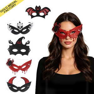 Masques d'Halloween et Bandeaux pour Adultes – Accessoires <span class=keywords><strong>de</strong></span> Scène, Déguisements <span class=keywords><strong>de</strong></span> Fête, Décorations d'Horreur et <span class=keywords><strong>de</strong></span> Cosplay - Product Image 3