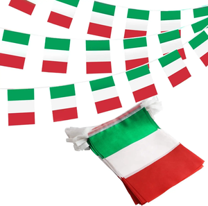 Vente en gros mini drapeau italien fanion bannière petite république d'Italie décorations pour les événements patriotiques remise des diplômes Thanksgiving - Product Image 2
