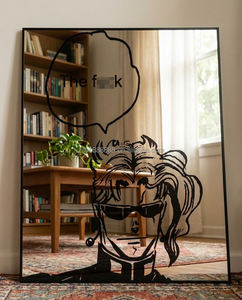 Miroir mural rectangulaire personnalisé avec personnage JOJO, léger, incassable, fait à la main, miroir d'anime pour la décoration de la maison - Product Image 3