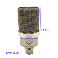 Accessoires de remplacement de corps de Microphone à condensateur personnalisé TF102 pour Telefunken