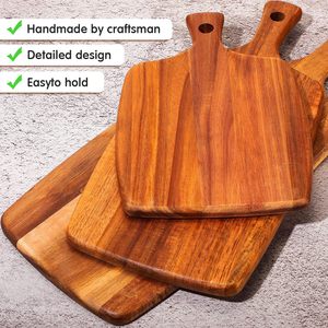 Planche à découper en bois avec revêtement par sublimation, double face, vierge, mini, avec poignée en contreplaqué découpée au laser, 225x85x5mm, en stock, pour projets DIY - Product Image 6