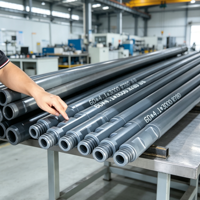 Tige de forage DTH en acier au carbone forgé 60 mm à double boucle, résistante à l'usure et à haute ténacité, prix usine