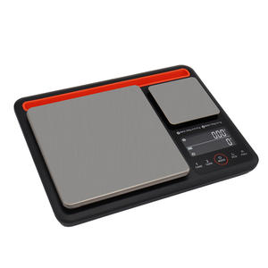 बहुक्रियाशील रसोई डिजिटल स्केल 1 जी परिशुद्धता दोहरी एलसीडी प्रदर्शित करता है डुअल प्लेटफॉर्म aaaaaaaa बैटरी रोह प्रमाणित स्टेनलेस स्टील - Product Image 3