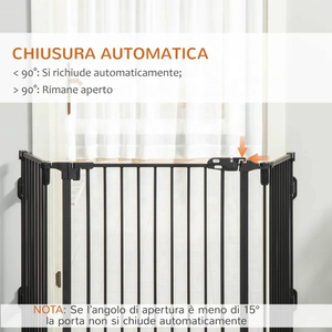 2025 cortile per animali domestici neri con baldacchino e 3 pannelli di grandi dimensioni in metallo portatile da campeggio per cani penne per animali domestici box cucciolo recinzione cuccia - Product Image 4