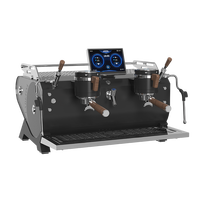 Máquina de Espresso Profesional de Grado Comercial en Oferta, Caldera Doble de Acero Inoxidable, 9 Bares de Presión, 6000W, PID de Alta Resistencia para Café