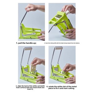 Tagliapatatine Manuale Multifunzione, Taglia Cetrioli, Ravanelli, Patate, Strisce di Lattuga, Pratico per la Casa, Direttamente dalla Fabbrica - Product Image 5