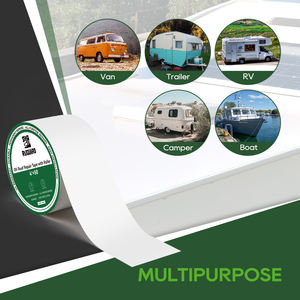 Cinta selladora de techo UV Anti-UV impermeable RV con rodillo 4 ''X 50'' para RV <span class=keywords><strong>Camper</strong></span> viaje remolque barco sellado RV piezas accesorios - Product Image 3