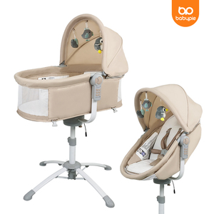 2025 nouvelle usine chaude en stock 4 en 1 bébé chaise berçante bébé balançoires infantile Portable pliant bébé <span class=keywords><strong>lit</strong></span> à bascule - Product Image 4