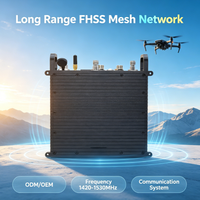 Wireless Communication Mesh Radio Base Station FHSS IP Network Vtol Drone with Remote Control for Advanced Security Solutions