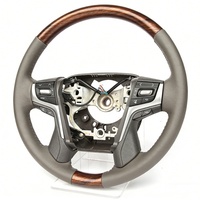 Volant en bois personnalisé sur mesure pour Toyota Prius 30 ZVW30 Hilux N80 VIGO REVO LC300 Yaris