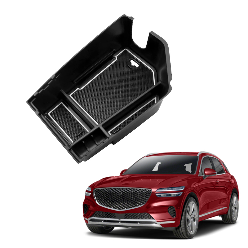 Аксессуары для салона автомобиля 2022, подлокотник для хранения, лоток, органайзер для центральной консоли Genesis GV70