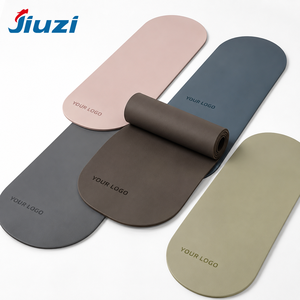 Tapete de Yoga Ovalado de Alta Calidad con Logotipo Personalizado, 183*68cm, de PU, para Gimnasio, Fitness, <span class=keywords><strong>Pilates</strong></span>, Ecológico, Antideslizante y Suave - Product Image 1