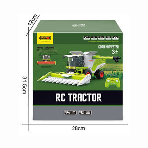 <span class=keywords><strong>Tracteur</strong></span> agricole <span class=keywords><strong>télécommandé</strong></span> 2,4G <span class=keywords><strong>1</strong></span>:24 6 canaux 2-en-<span class=keywords><strong>1</strong></span> avec moissonneuse-batteuse à maïs et blé - Jouet pour enfants - Product Image 6