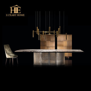 <span class=keywords><strong>Table</strong></span> à manger personnalisée en laque noire de luxe <span class=keywords><strong>table</strong></span> à manger pour hôtel <span class=keywords><strong>5</strong></span> étoiles tables à manger design boule en acier inoxydable plaqué or - Product Image 1
