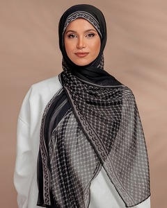 CCY 2025 vente en gros de mousseline de soie imprimé Palestine Keffieh châle foulard islamique femmes Shemagh arabe Hijab - Product Image 3