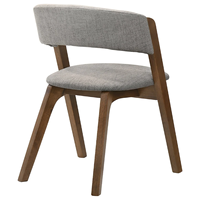 Chaises de salle à manger en bois massif moderne du milieu du siècle Bureau à domicile Hôtel Restaurant Café Bar Villa Appartement Table de meubles à usage général