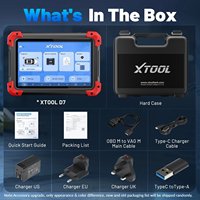 Envío Gratuito en la UE, Escáner de Diagnóstico Automotriz Universal XTOOL D7 EU, Dispositivo de Lectura de Códigos OBD2, Máquina de Programación de Automóviles con Más de 36 Funciones de Reinicio