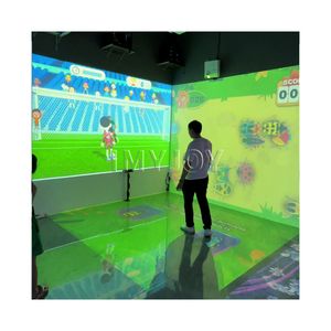 เครื่องฉายผนังแบบอินเทอร์แอคทีฟเกมโซเชียลตรวจจับการเคลื่อนไหวร่างกายเต็มรูปแบบ - Product Image 6