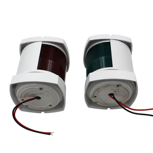 Feu de navigation pour yacht, lampe de signalisation port et starboard de 4 pouces, 12V 24V, accessoire d'éclairage LED pour bateau - Product Image 2