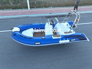Bote Rígido de Fibra de Vidrio RIB360 de 11.8 pies con Certificación CE, Yate Deportivo de Alta Velocidad para Pesca, Navegación y Actividades al Aire Libre, Hypalon PVC - Product Image 6